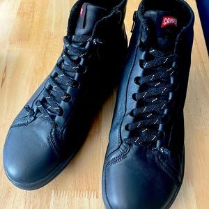 CAMPER Peu-Pista Gore Tex leather ankle boots (Black)